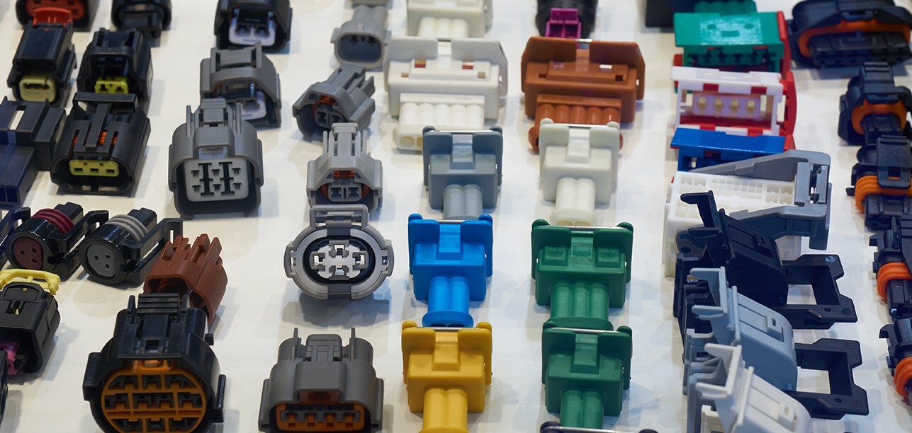 LEONA and XYRON plastics are perfect for injection molded connectors.