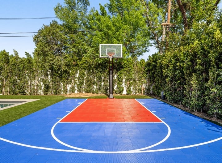 Thermylene TPO is perfect for backyard modular sports courts.